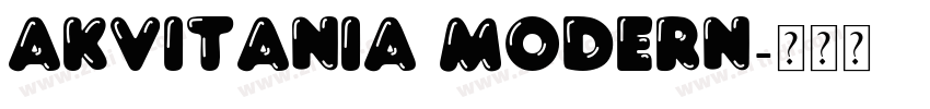 Akvitania Modern字体转换